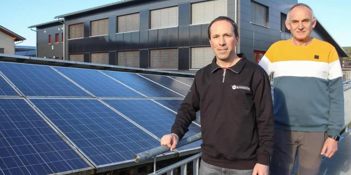 Photovoltaik als Haupt-Energiequelle bei mk-messtechnik GmbH und Kluge CNC. Foto: Katja Eisenhardt